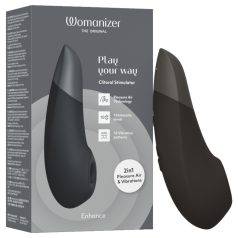 Womanizer Enhance - succhiaclitoride onde d’aria - nero