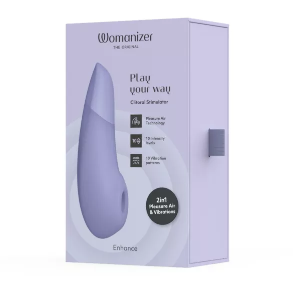 Womanizer Enhance - stimolatore clitorideo ad onde d’aria (viola)