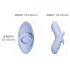 Svakom Echo 2 - vibratore da dito intelligente - silicone blu
