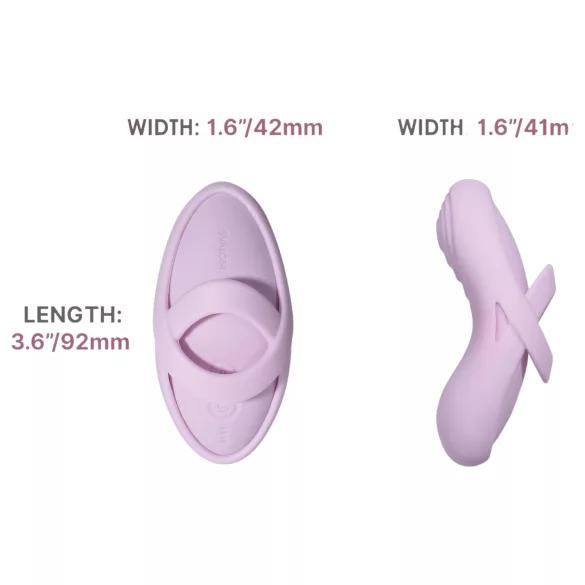 Svakom Echo 2 - vibratore da dito intelligente - silicone rosa