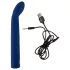 Smile - vibratore punto G curvo - silicone blu