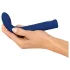 Smile - vibratore punto G curvo - silicone blu