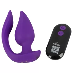   Smile - vibratore anale e stimolatore clitoride 2in1 - silicone viola