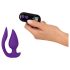 Smile - vibratore anale e stimolatore clitoride 2in1 - silicone viola