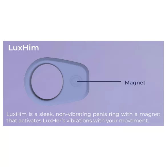 LUXUS Climax Together by Kiiroo - set di vibratori di coppia magnetici controllati tramite app