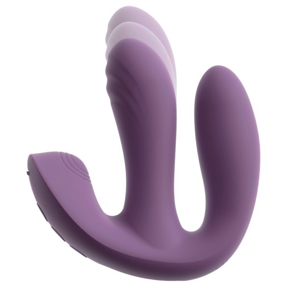 Beau Coeur Mireva - vibratore triplo con telecomando - silicone viola