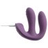 Beau Coeur Mireva - vibratore triplo con telecomando - silicone viola