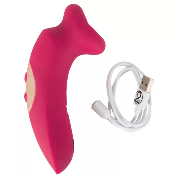 You2Toys Oral Fun - succhia‑clitoride con stimolazione a lingua (rosa)