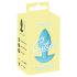 Cuties Mini - plug anale vibrante - silicone blu