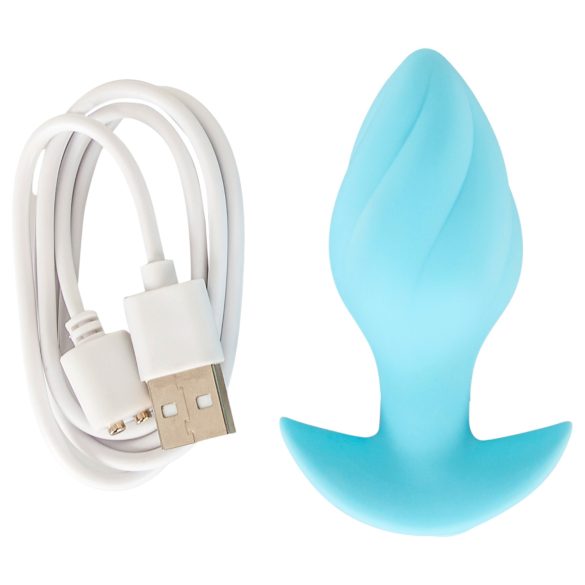 Cuties Mini - plug anale vibrante - silicone blu