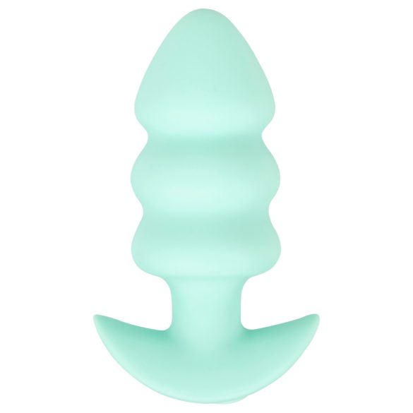 Cuties Mini - plug anale vibrante con sfere - silicone verde