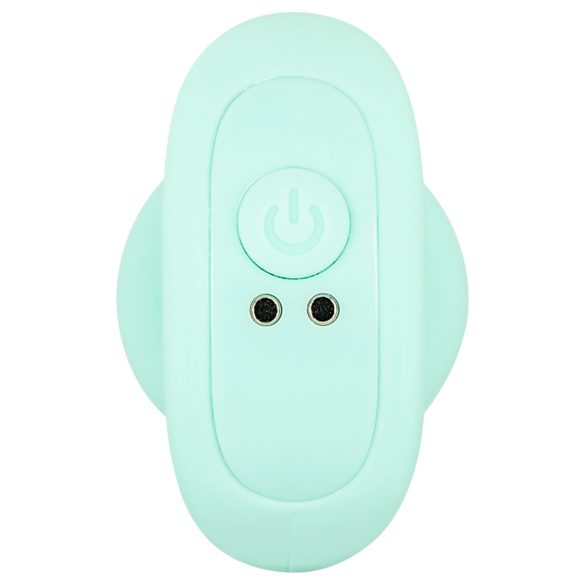 Cuties Mini - plug anale vibrante con sfere - silicone verde