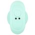 Cuties Mini - plug anale vibrante con sfere - silicone verde