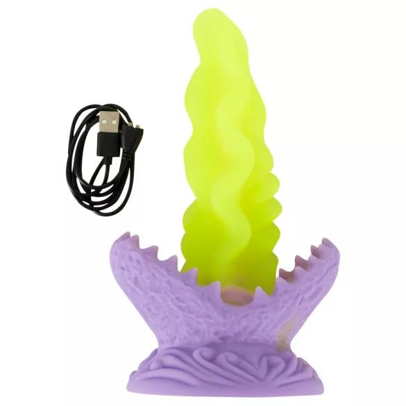 Beasty Cocks - dildo luminoso - forma realistica - silicone verde