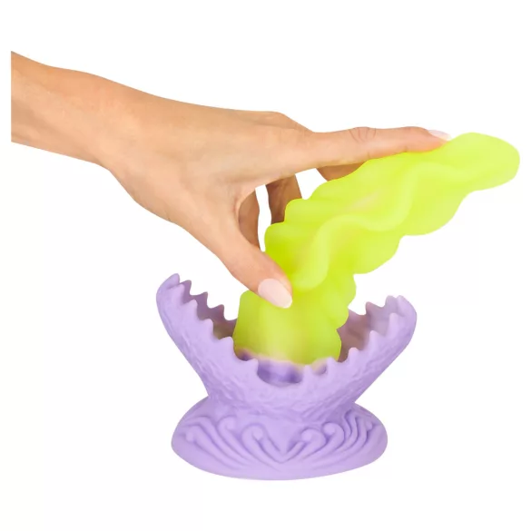 Beasty Cocks - dildo luminoso - forma realistica - silicone verde