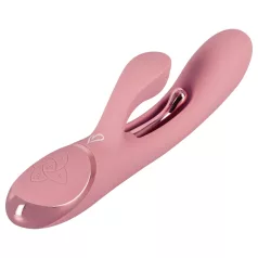   Beau Coeur Avenor - vibratore per punto G con lingua e braccio clitorideo (rosa)