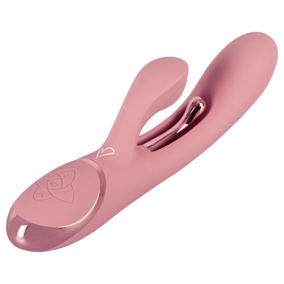 Beau Coeur Avenor - vibratore per punto G con lingua e braccio clitorideo (rosa)