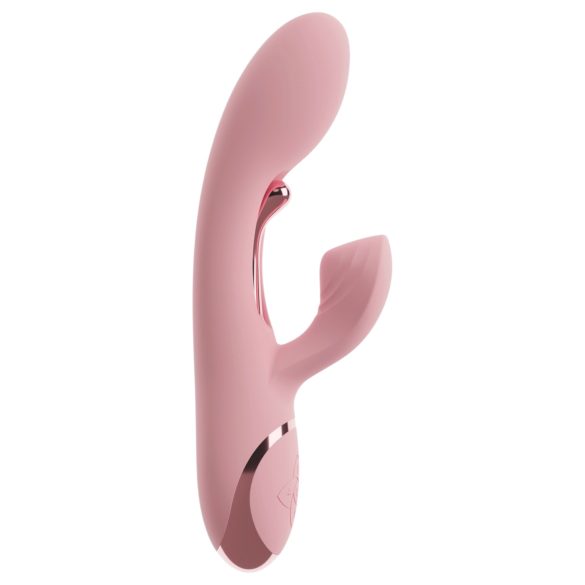 Beau Coeur Avenor - vibratore per punto G con lingua e braccio clitorideo (rosa)