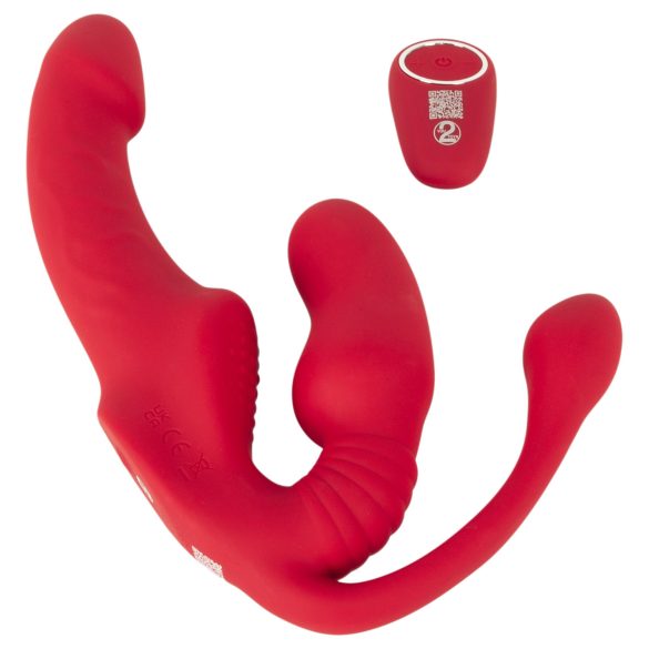 You2Toys Strapless - vibratore indossabile a 3 braccia (rosa)