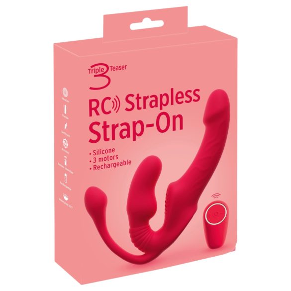You2Toys Strapless - vibratore indossabile a 3 braccia (rosa)
