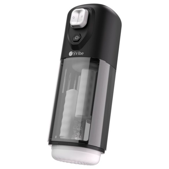 Snail Vibe Ikon Volt - masturbatore automatico (nero)