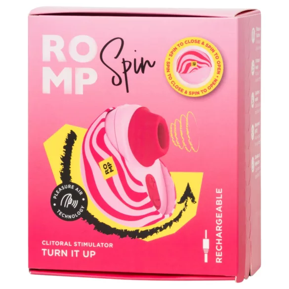 ROMP Spin - succhia-clitoride ad onde d’aria (rosa)