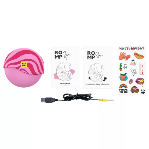 ROMP Spin - succhia-clitoride ad onde d’aria (rosa)