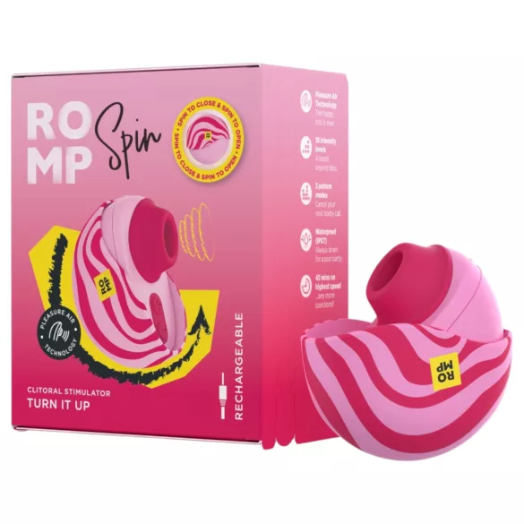 ROMP Spin - succhia-clitoride ad onde d’aria (rosa)