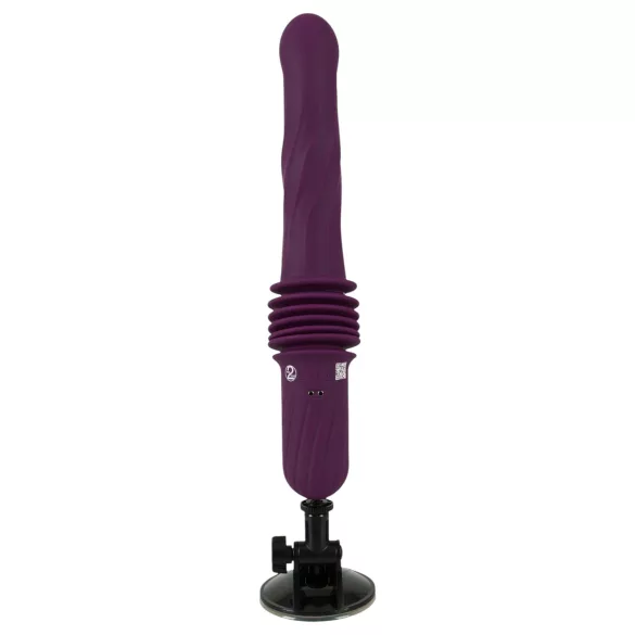 You2Toys - vibratore spingente riscaldante con telecomando (viola)