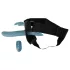 You2Toys - Vibratore a spinta con coniglietto, indossabile a cinghie, 3 pezzi, con telecomando (blu)