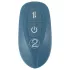 You2Toys - Vibratore a spinta con coniglietto, indossabile a cinghie, 3 pezzi, con telecomando (blu)