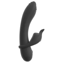   Couple Choice - anello fallico e vibratore punto G - silicone grigio