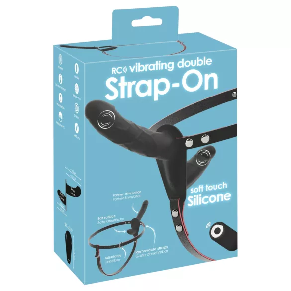 You2Toys - vibratore doppio indossabile con telecomando (nero)