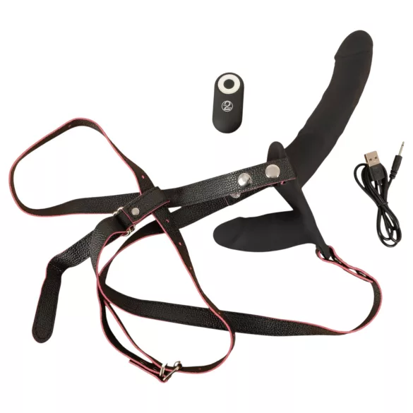 You2Toys - vibratore doppio indossabile con telecomando (nero)