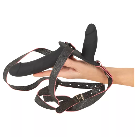 You2Toys - vibratore doppio indossabile con telecomando (nero)