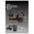 Rebel - anello fallico con vibrazione per stimolazione dei testicoli e del perineo (nero)
