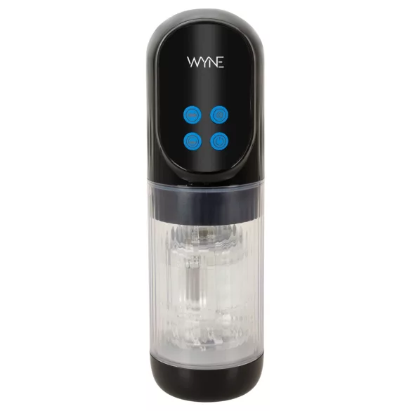 WYNE 12 - masturbatore a batteria con funzione di suzione, rotazione e vibrazione (nero)