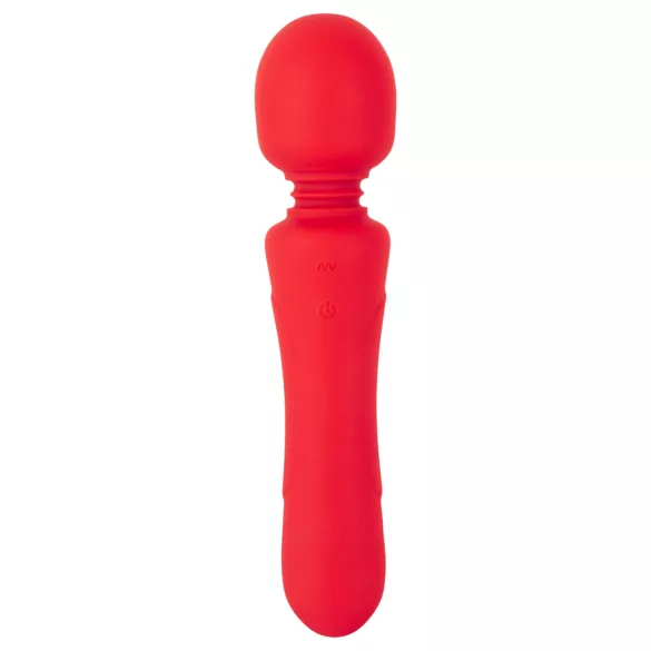 Sweet Smile - vibratore wand ricaricabile e impermeabile (rosso)