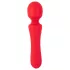 Sweet Smile - vibratore wand ricaricabile e impermeabile (rosso)