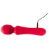Sweet Smile - vibratore wand ricaricabile e impermeabile (rosso)
