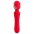 Sweet Smile - vibratore wand ricaricabile e impermeabile (rosso)