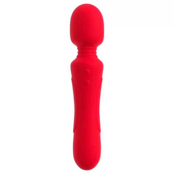 Sweet Smile - vibratore wand ricaricabile e impermeabile (rosso)