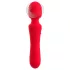 Sweet Smile - vibratore wand ricaricabile e impermeabile (rosso)