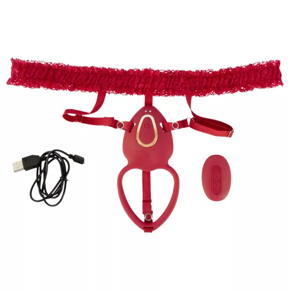 You2Toys - vibratore clitorideo indossabile (rosso)