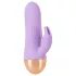 Cuties - mini vibratore ricaricabile impermeabile con braccio per clitoride (viola)