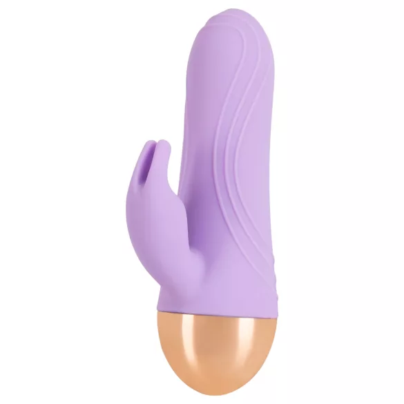 Cuties - mini vibratore ricaricabile impermeabile con braccio per clitoride (viola)