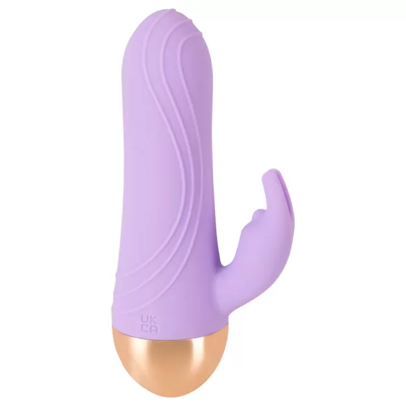 Cuties - mini vibratore ricaricabile impermeabile con braccio per clitoride (viola)