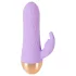 Cuties - mini vibratore ricaricabile impermeabile con braccio per clitoride (viola)