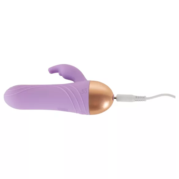 Cuties - mini vibratore ricaricabile impermeabile con braccio per clitoride (viola)
