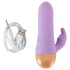 Cuties - mini vibratore ricaricabile impermeabile con braccio per clitoride (viola)